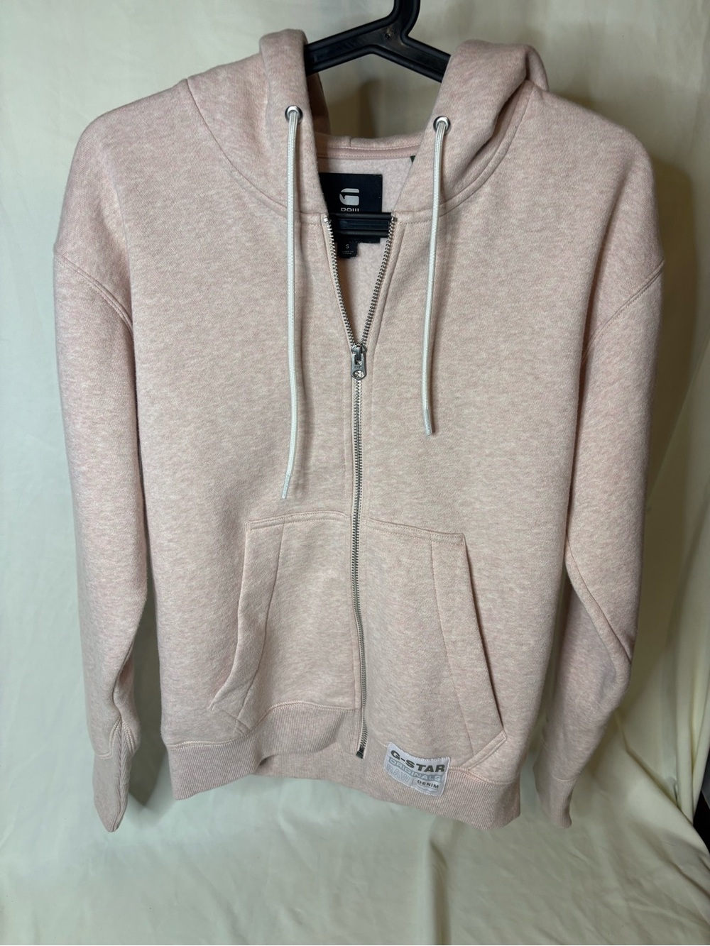 G-Star Raw Black and Pink Logo Hoodie